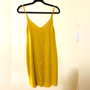 Monk and Lou Slip Dress in Mustard
